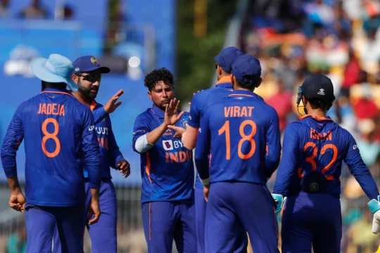 India squad for ICC Champions Trophy 2025 featuring Rohit Sharma, Virat Kohli, and Jasprit Bumrah.