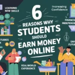 Reasons why students should earn money online in India - Flexibility, financial independence, skill-building, and career opportunities